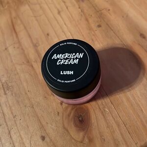 Lush cosmetics American cream solid fragrance